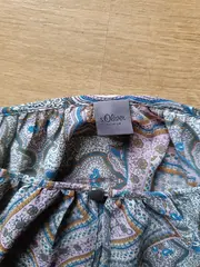 Vorschaubild 4 von Damen Bluse 42 XL Mehrfarbig Paisley Print Casual Langarm