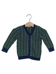 Vorschaubild 1 von Kinder Strickjacke Gr. 68 Mehrfarbig Gestreift