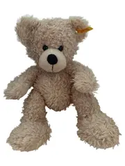 Vorschaubild 1 von Teddybär Fynn Kuscheltier Beige 20 cm Klassisch Knopf im Ohr