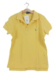 Vorschaubild 1 von Poloshirt Damen Gelb Gr. 38/M Kurzarm Baumwolle Casual