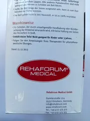 Vorschaubild 3 von RFM Medical Gymnastikball 75cm Blau Metallic inkl. Pumpe Fitness