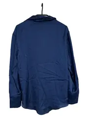 Vorschaubild 2 von Hemdbluse Damen Blau Langarm Elegant Business Gr. 36 S