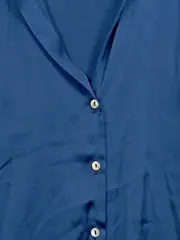 Vorschaubild 6 von Hemdbluse Damen Blau Langarm Elegant Business Gr. 36 S