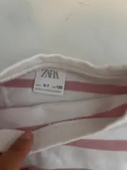 Vorschaubild 3 von Langarmshirt Mädchen Gr. 120/122 Rosa Weiß Gestreift Maritim