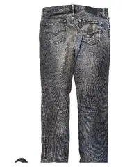 Vorschaubild 3 von Premium Herren Jeans Regular Fit Grau W34/L30 Denim Hose