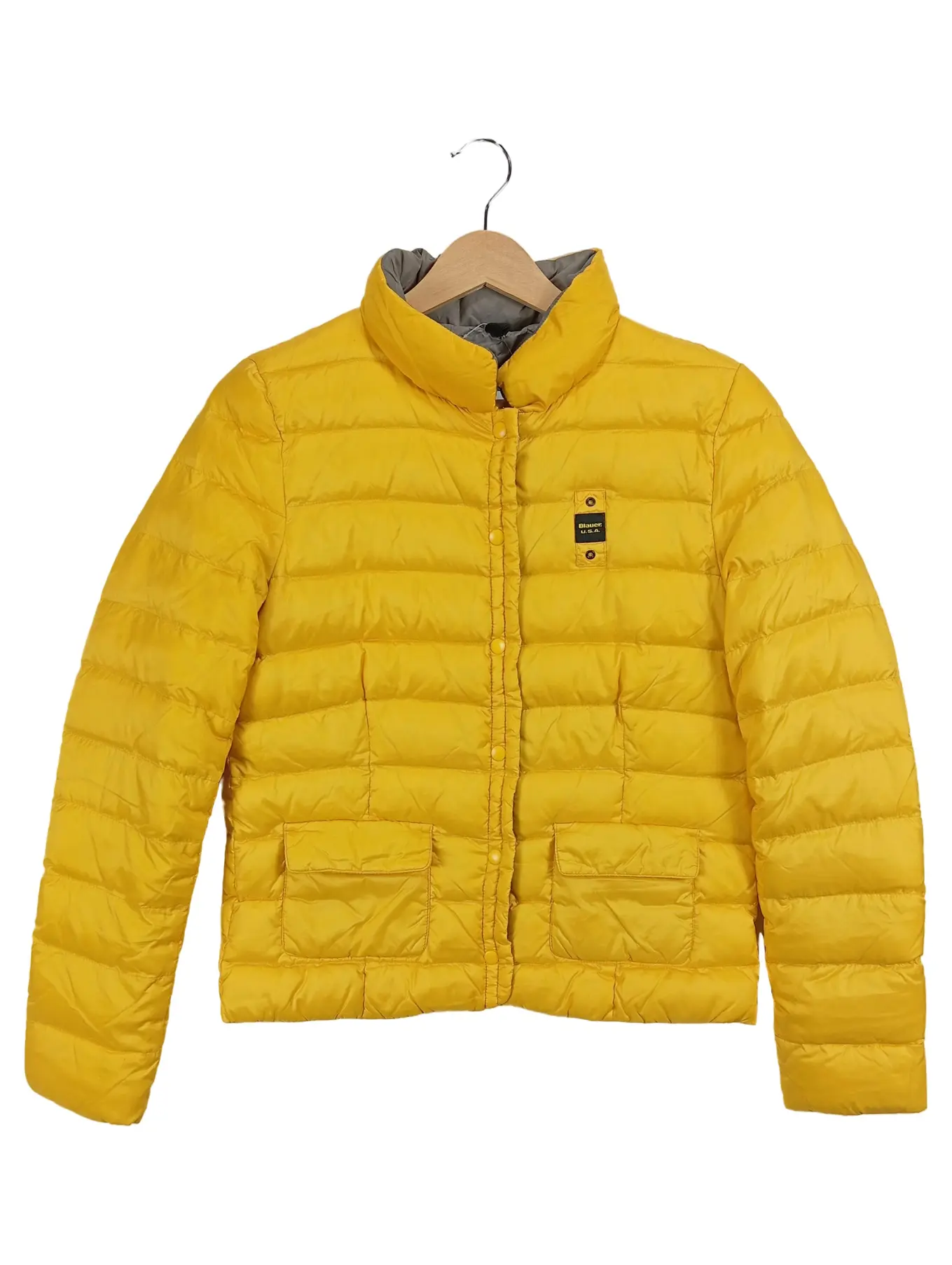 BLAUER Damen Steppjacke Gelb Gr. 36/S Casual Outdoor Jacke