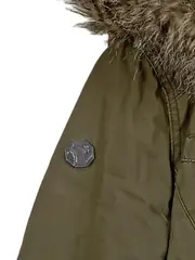 Vorschaubild 4 von Damen Parka Winterjacke mit Kapuze Gr. 38 M Oliv Casual
