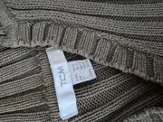 Vorschaubild 4 von TCM Damen Pullover Strick Gr. 38 M Oliv Rippstrick Langarm Baumwolle