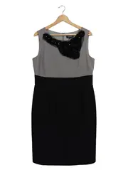 Vorschaubild 1 von Damen Etuikleid Business Elegant Schwarz Gr. 42