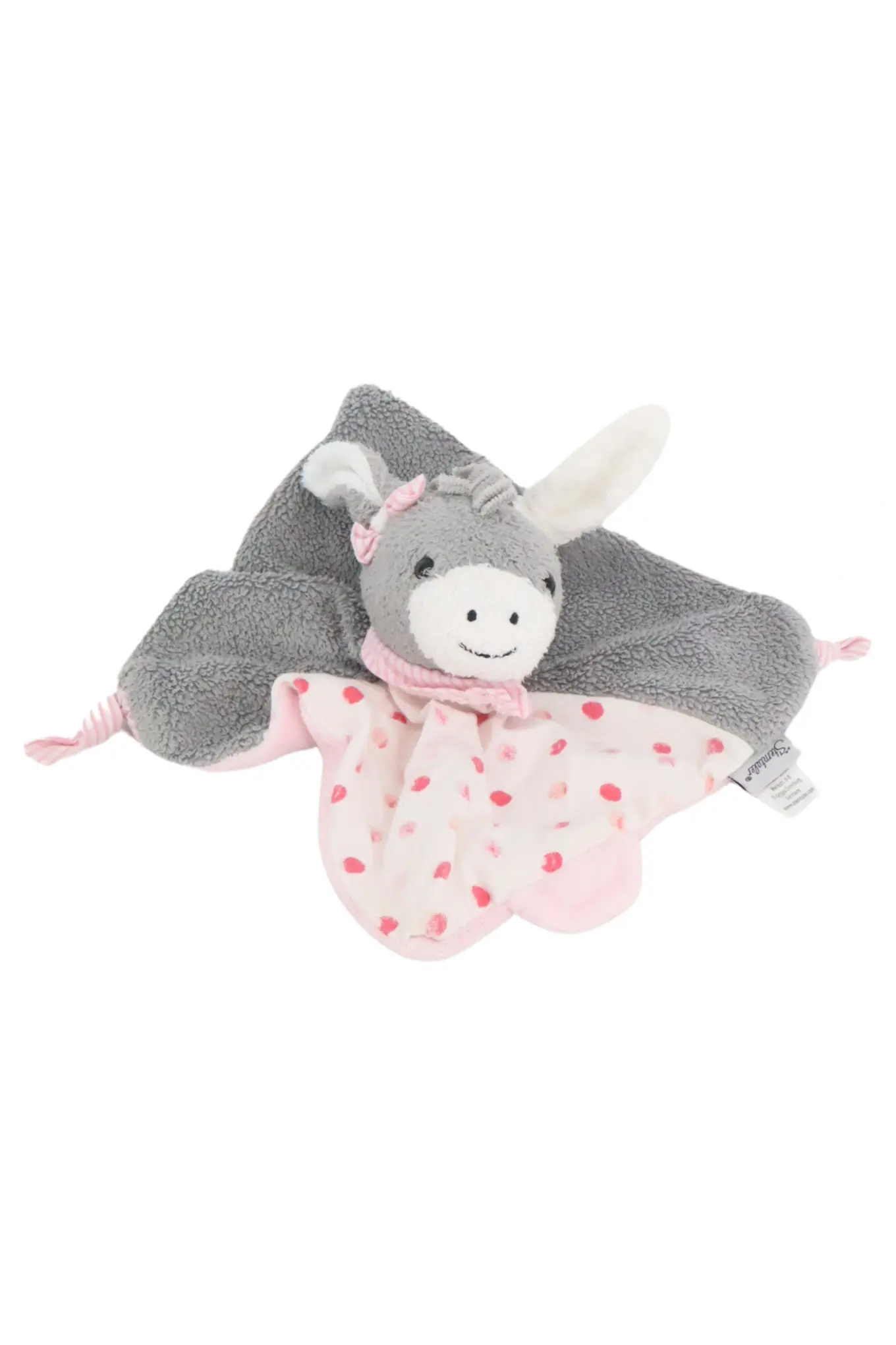 STERNTALER Schmusetuch Esel Emmy Baby Kuscheltuch Grau Rosa Kinder