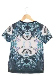 Vorschaubild 2 von Damen T-Shirt 32/XXS Mehrfarbig Floral Sportlich Casual