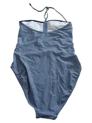 Vorschaubild 2 von Damen Badeanzug kariert Gr. 40 Maritim Blau Weiß