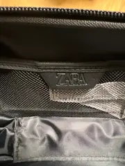 Vorschaubild 3 von Gürteltasche Schwarz Herren Rillenmuster Bauchtasche Crossbody Bag
