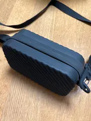 Vorschaubild 7 von Gürteltasche Schwarz Herren Rillenmuster Bauchtasche Crossbody Bag