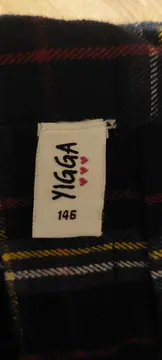 Vorschaubild 5 von Mädchen Faltenrock kariert Gr. 146 Blau Baumwolle Schule