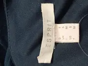 Vorschaubild 3 von Damen Blusenkleid Gr. 36/S Blau Elegant Polyester Midikleid