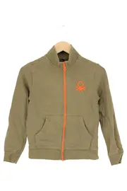 Vorschaubild 1 von Kinder Strickjacke Grün Gr. 140 Casual Baumwolle