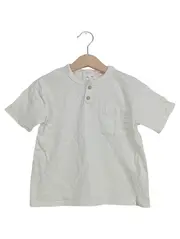 Vorschaubild 2 von Jungen T-Shirt Gr. 104 Beige Baumwolle Kurzarm Henley Casual
