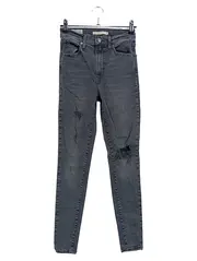 Vorschaubild 1 von LEVIS Damen Destroyed Jeans 721 High Rise Skinny Grau W26/34 XS