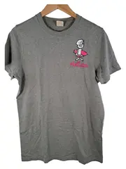 Vorschaubild 1 von Herren T-Shirt Grau Custom Boards Grafik Stickerei Gr. M