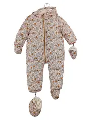 Vorschaubild 3 von Baby Schneeanzug Mädchen Gr. 81/80 Blumenmuster Rosa