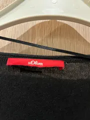 Vorschaubild 5 von Damen Strickjacke Cardigan Schwarz Gr. 46 Langarm Viskose