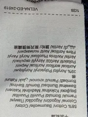 Vorschaubild 6 von Damen Pullover Gr. 36/S Blau Gestreift Klassisch Casual Strick