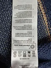 Vorschaubild 5 von Damen Pullover Gr. 36/S Blau Gestreift Klassisch Casual Strick