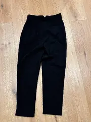Vorschaubild 2 von Damen Anzughose Schwarz High Waist Bundfalten Gr. S 36