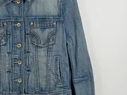 Vorschaubild 3 von Jeansjacke Damen Gr. 38/M Blau Casual Baumwolle