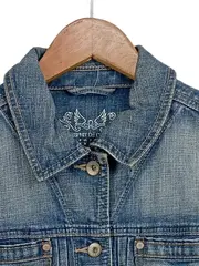 Vorschaubild 2 von Jeansjacke Damen Gr. 38/M Blau Casual Baumwolle
