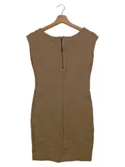 Vorschaubild 2 von Etuikleid Damen Gr. 36/S Braun Klassisch Business Kleid Polyester