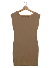 Vorschaubild 1 von Etuikleid Damen Gr. 36/S Braun Klassisch Business Kleid Polyester