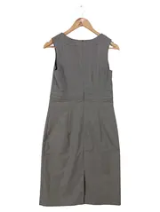 Vorschaubild 2 von Businesskleid Damen Gr. 36/S Grau Etuikleid Klassisch Elegant