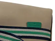 Vorschaubild 2 von Damen Sporttasche Neopren Beige Gestreifte Träger Freizeit Tasche