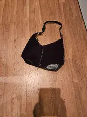 Vorschaubild 2 von TCM Damen Umhängetasche Schultertasche Wildleder Optik Braun Hobo Bag