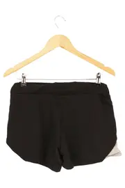 Vorschaubild 2 von Damen Sport Shorts Gr. 34 XS Schwarz Baumwolle Polyester