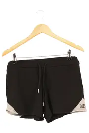 Vorschaubild 1 von Damen Sport Shorts Gr. 34 XS Schwarz Baumwolle Polyester