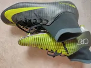 Vorschaubild 3 von Mercurial CR7 Fußballschuhe Herren Gr. 40 Grau Neongelb FG