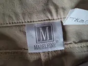 Vorschaubild 2 von Damen Stoffhose Beige Gr. 44 Bootcut Baumwolle Stretch