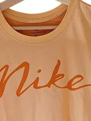 Vorschaubild 3 von Damen Sport T-Shirt Orange Logo-Print Gr. 40/L Baumwolle/Polyester