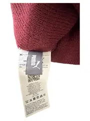 Vorschaubild 3 von Beanie Mütze Strickmütze Rot Weinrot Logo Schriftzug Unisex