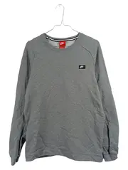 Vorschaubild 1 von Herren Sweatshirt Pullover Grau Gr. S Sportlich Basic Logo
