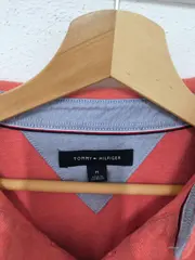 Vorschaubild 6 von Poloshirt Herren Gr. M Rot Meliert Baumwolle Kurzarm