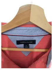 Vorschaubild 3 von Poloshirt Herren Gr. M Rot Meliert Baumwolle Kurzarm