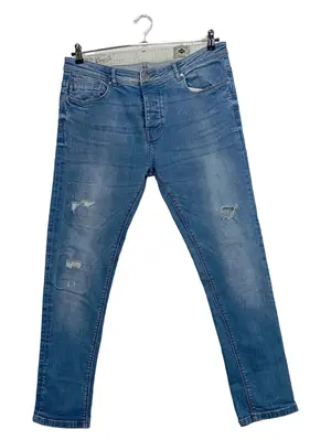 DENIM & CO. Destroyed Jeans