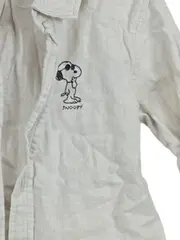 Vorschaubild 2 von Kinder Freizeithemd Snoopy Beige Gr. 92 Baumwolle Langarm Casual