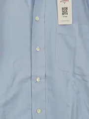 Vorschaubild 5 von Herren Business Hemd Blau Gr. 52/XL Baumwolle Langarm
