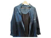 Vorschaubild 2 von Damen Trainingsjacke Gr. 52 Blau Sportlich Funktionsjacke