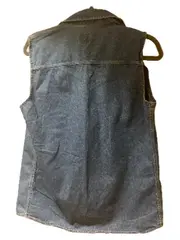 Vorschaubild 2 von Jeans Weste Damen Gr. 36/S Blau Denim Vintage Ärmellos